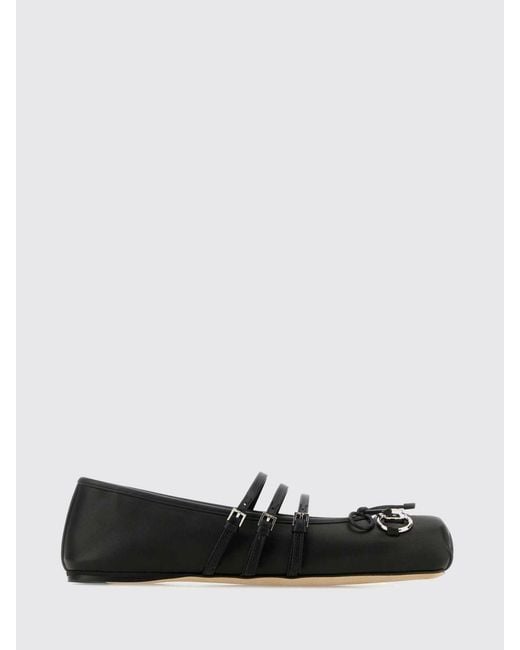 Gucci White Ballet Flat