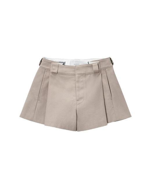 Alexander Wang Gray Neutrals Shorts