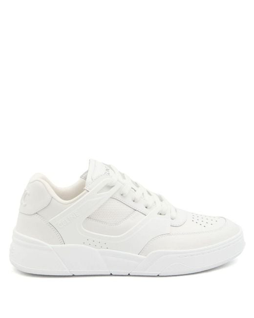Céline White Trainer Leather Sneakers for men