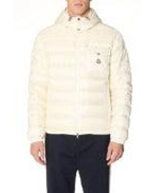 Moncler White Verith Short Down Jacket for men