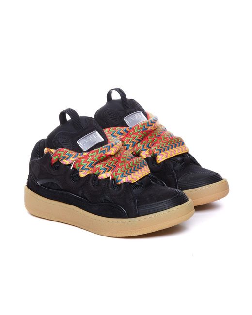 Lanvin Blue Curb Sneakers