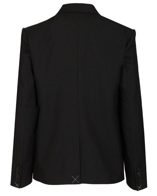 Céline Black Tailored Wool Gabardine Jacket