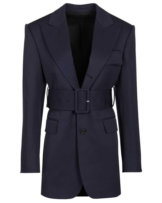 Céline Blue Column Jacket