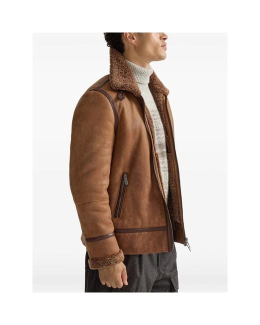 Brunello Cucinelli Brown Jackets for men