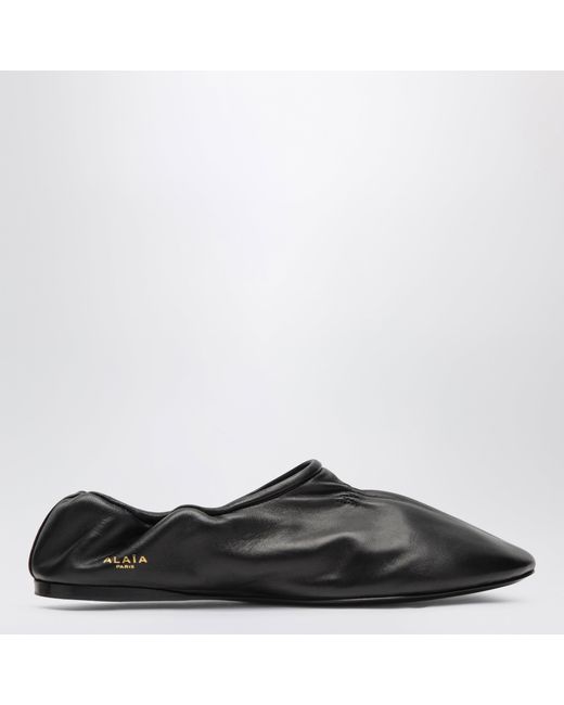 Alaïa Black Soft Slippers
