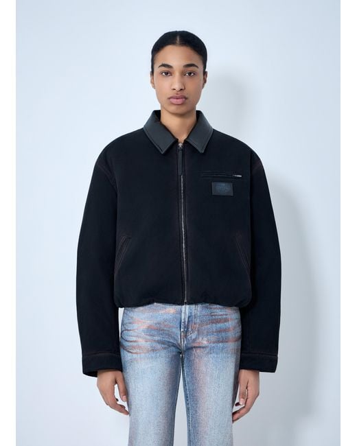 Acne Blue Bomber Blouson