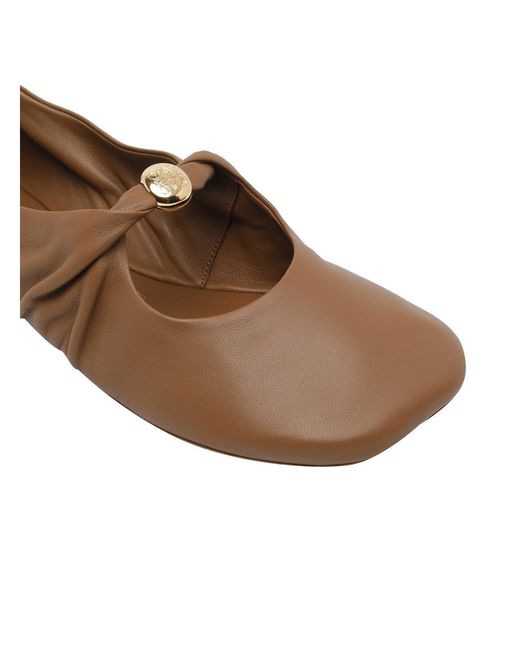 Loewe Brown Pebble Soft Ballets