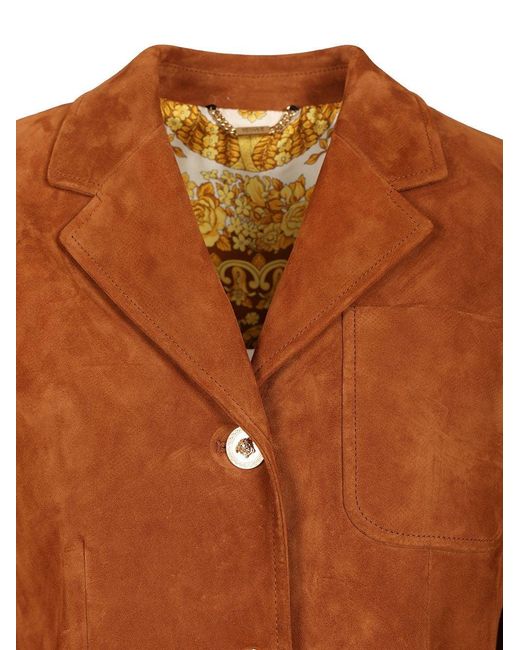 Versace Brown Suede Jacket