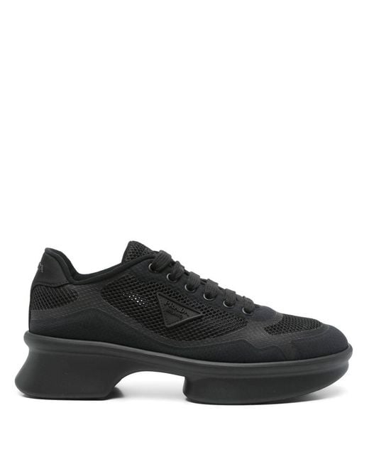 Prada Black Re-Nylon Sneakers