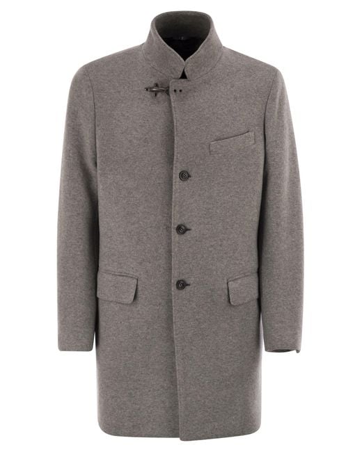 Fay Gray Wool Coat for men