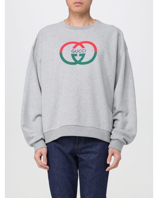Gucci sweatshirt grey sale