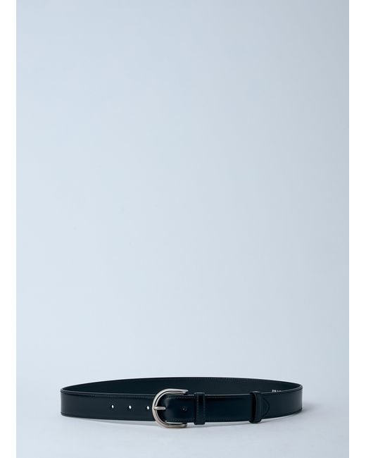 Prada Blue Leather Belt for men