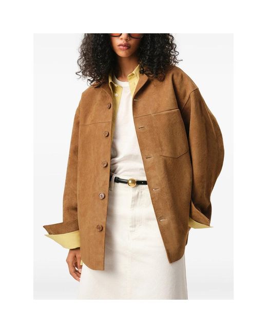 AMI Brown Jackets for men