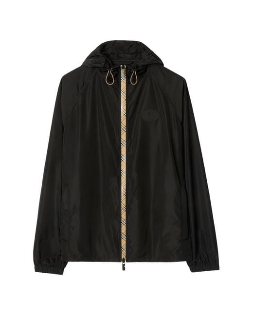 Burberry Black Nylon Blouson Jacket for men