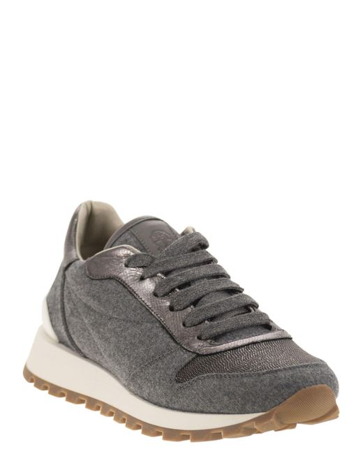 Brunello Cucinelli Gray Runners