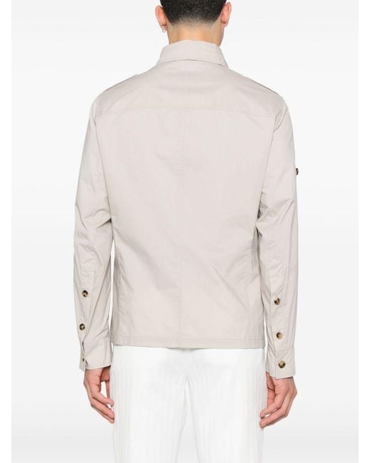 Brunello Cucinelli White Multi-Pocket Jacket for men