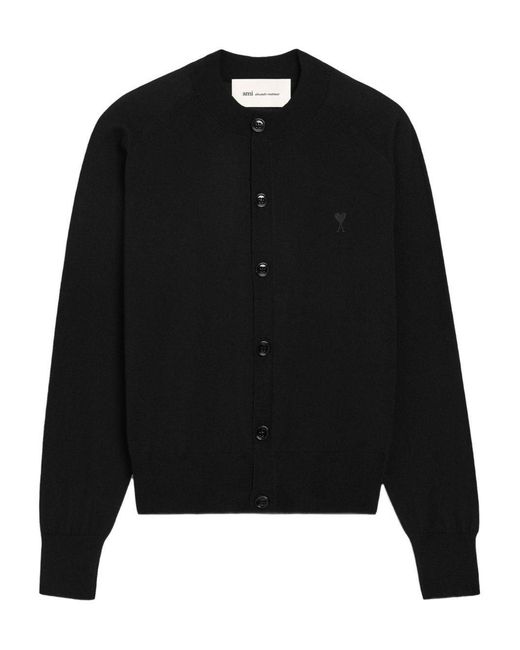 AMI Black Ami Ami De Cå“Ur Cardigan