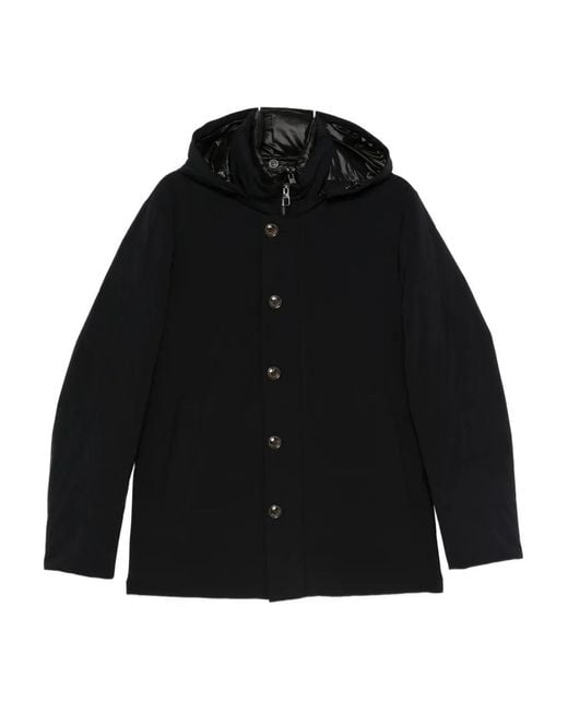 Montecore Black Down Padded Down Jacket for men