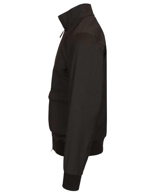 Herno Black Bomber for men