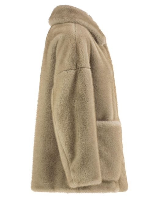 Herno Natural Faux-Fur Effect Jacket