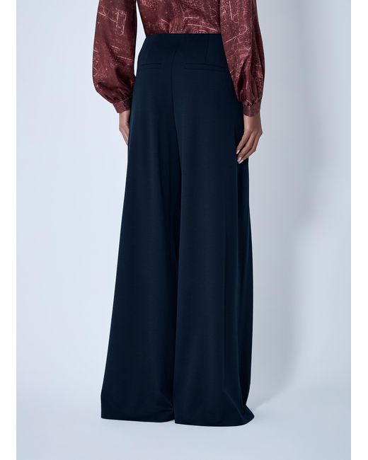 Max Mara Blue Wool Pants