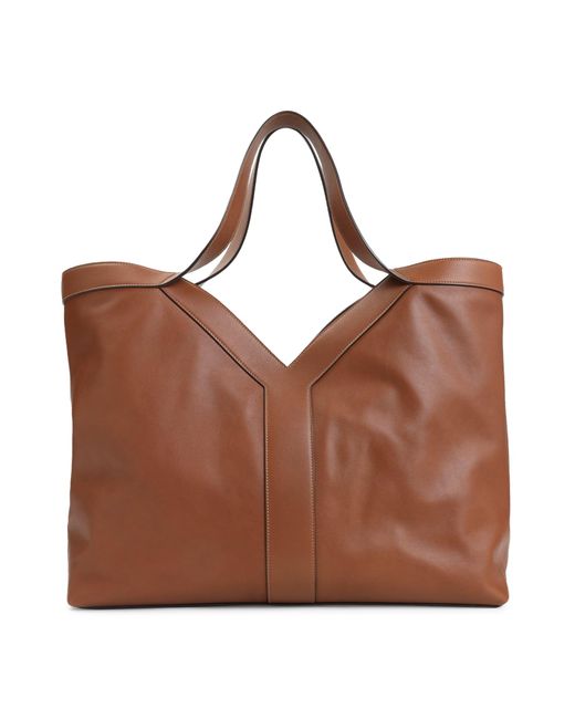 Saint Laurent Brown Y Large Shoulder Bag for men