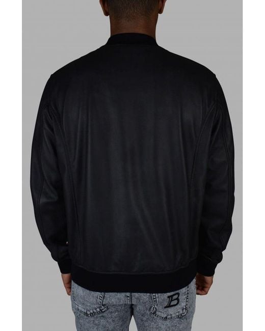 Philipp Plein Black Bomber Jacket for men
