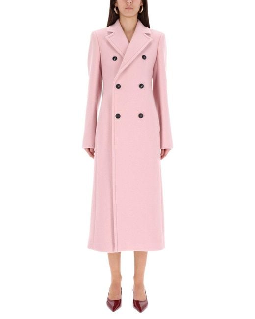 Sportmax Pink Doublebreasted Coat