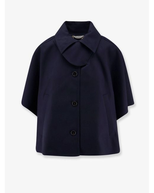 Max Mara Blue Jackets Cotone