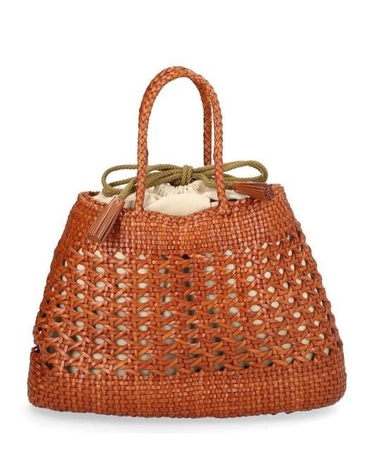 Dragon Diffusion Brown Mini Leather Shoulder Bag