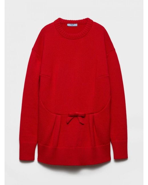 Prada Red Sweater