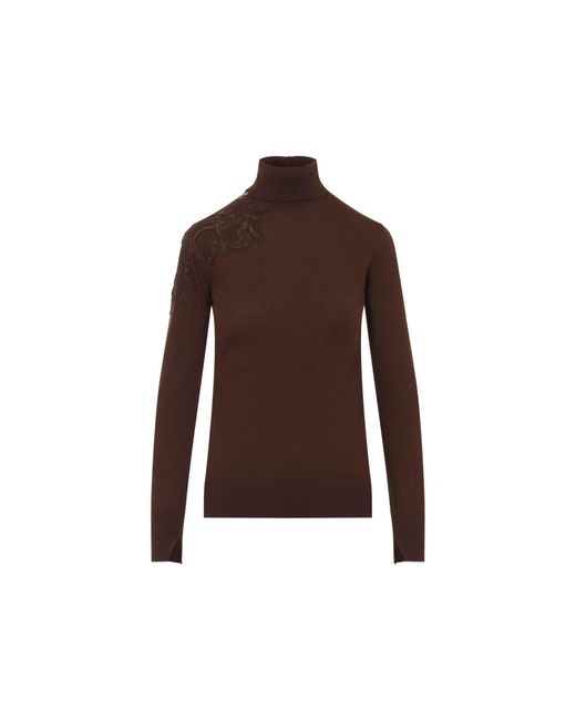 Ermano Scervino Brown Ermanno Scervino Turtleneck