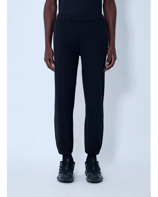 Stone Island Blue Logo Patch Track Pants for men