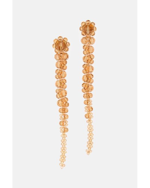 Simone Rocha White Drip Earrings