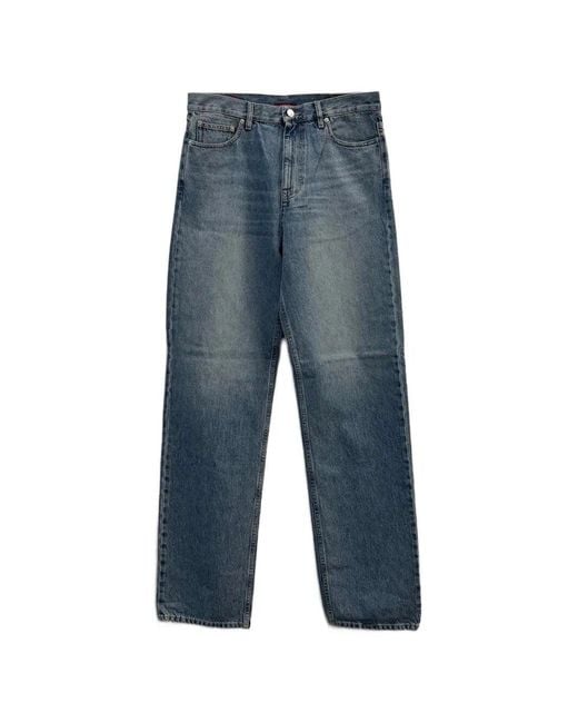 Gucci Blue Loose Pants for men
