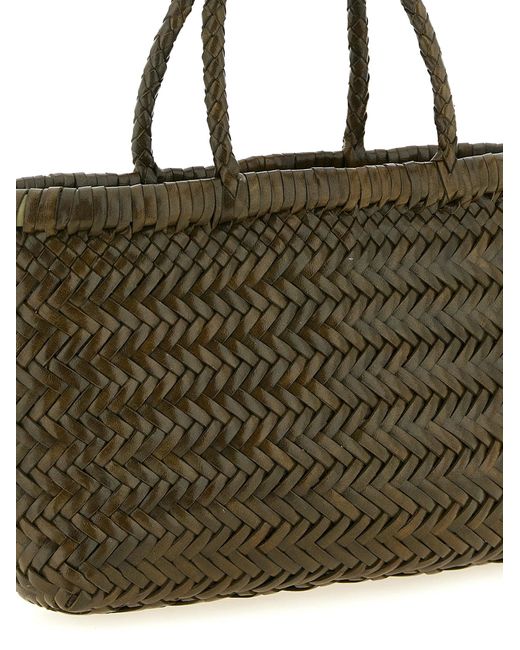 Dragon Diffusion Green Flat Gora' Mini Handbag