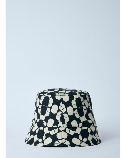 Moncler Blue Printed Bucket Hat