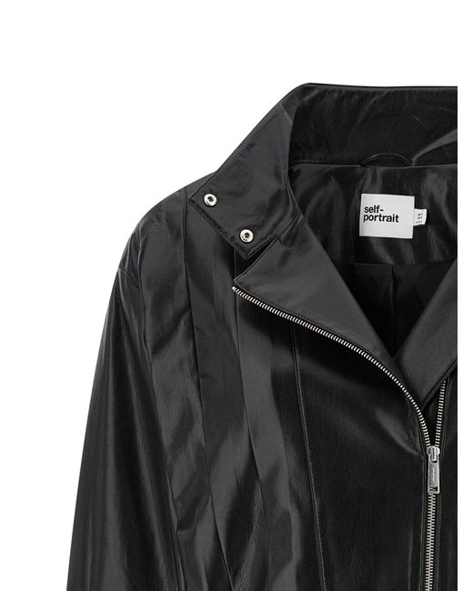 Self-Portrait Black Biker Jacket