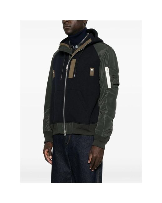 Sacai Black Jackets for men