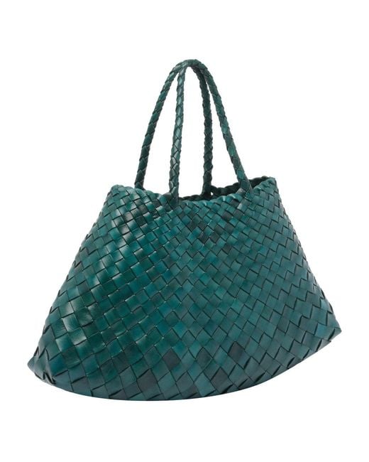 Dragon Diffusion Blue Small Santa Croce Handbag