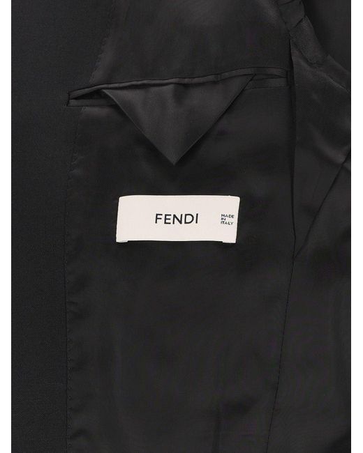 Fendi Black Classic Jacket