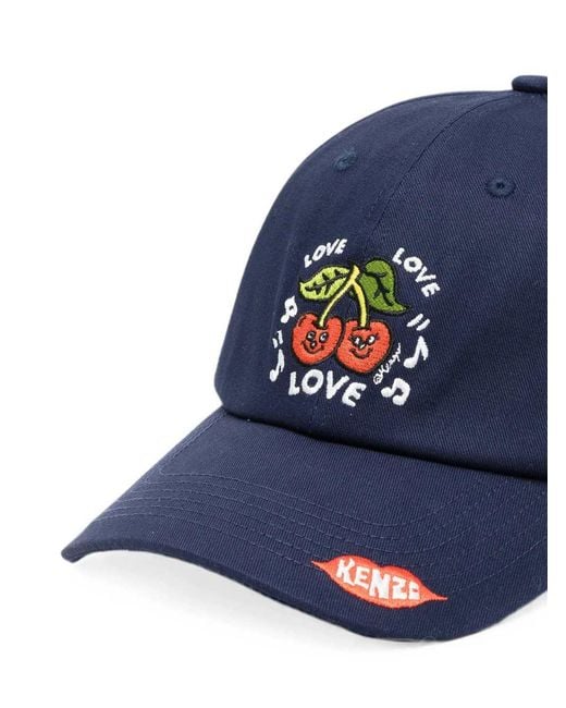 KENZO Blue Hat for men