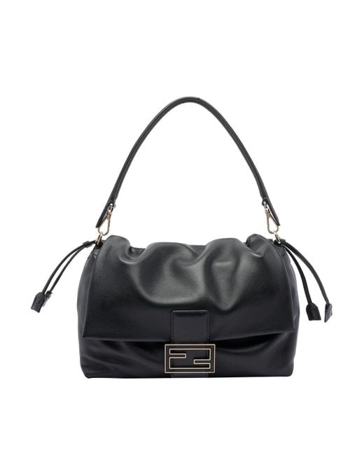 Mamma Baguette Pouch Nappa Leather - Black
