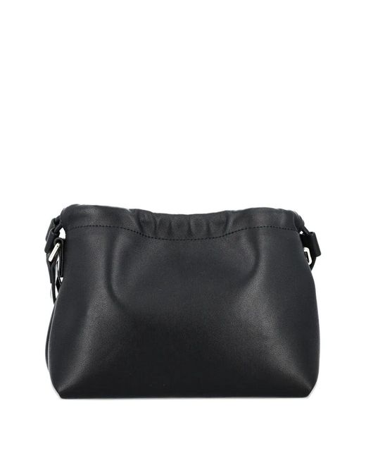 A.P.C. Black Ninon Mini Drawstring Bags