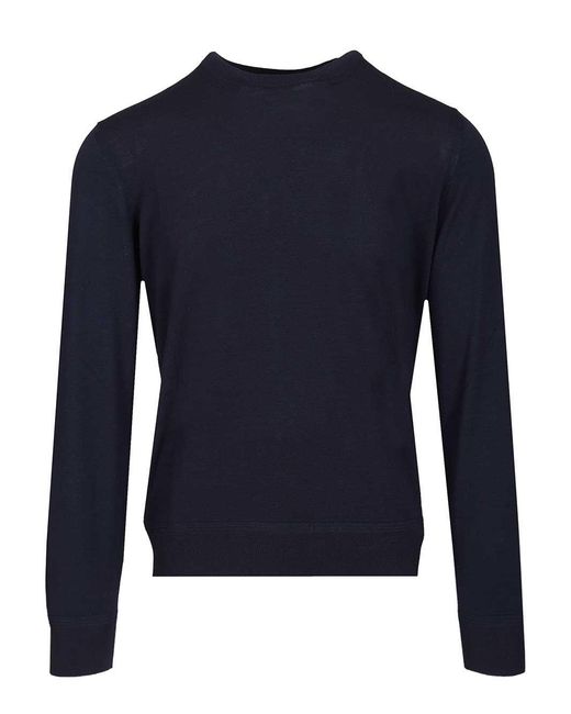 Tom Ford Blue Wool Sweater for men