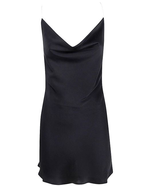 Y. Project Black Y/Project Evergreen Invisible Strap Slip Dress