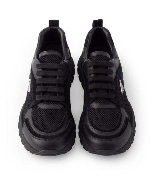Prada Black Prax Sneakers for men