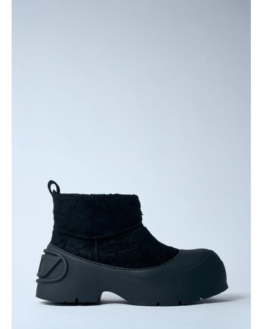 DIESEL Blue D-Donald Montone Boots for men