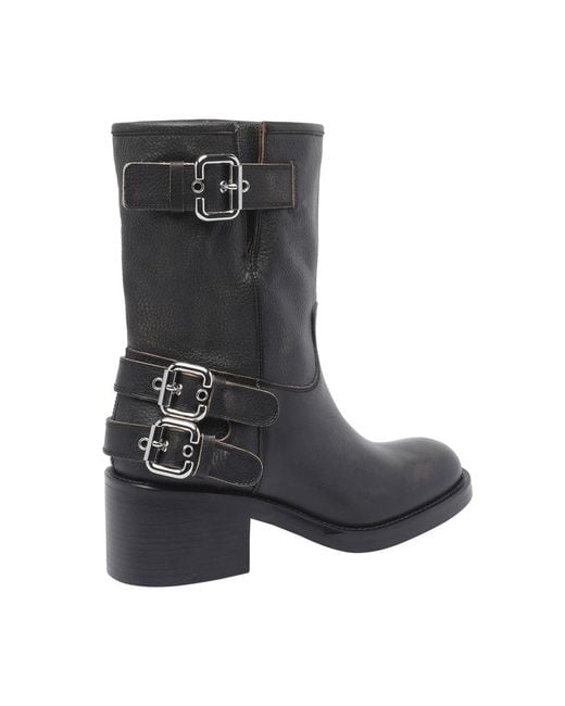 Chloé Black Dakota Booties
