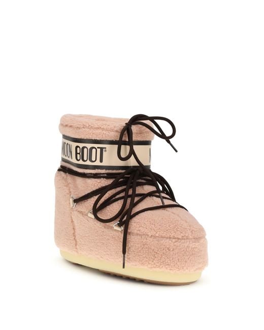 Moon Boot Pink Low Icon Boots